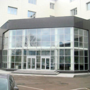 Навесной противопожарный витраж / серия FRM7194