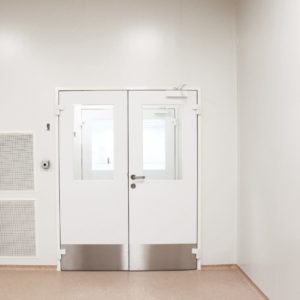 Противопожарная дверь для лестницы офиса / серия FRM33245